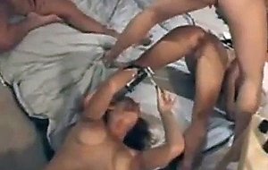 Group sex sucking and fucking oral sex