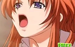 Hot hentai babe gets big tits licked and tight twat hum