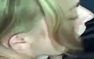 Teen girlfriend gets her pretty face facialized