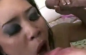 Asian blows three monsters