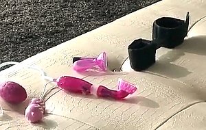 Woman catches teen girl with her toys