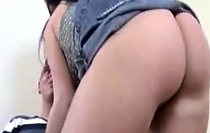 Gorgeous gambler flashes big tits