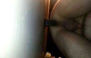 Me sucking and fucking my 6.5" black dong!