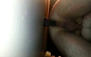 Me sucking and fucking my 6.5" black dong!