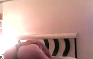 Chubby wife with huge ass rides cock