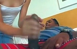 Redhead play with big black cock she wants to see t cum