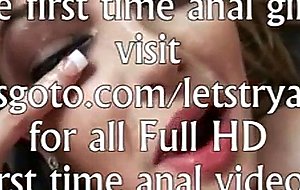 Hot eurobabe anal try out and facialed