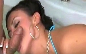 Mariah milano  honey tub suck bedroom fuck and cum