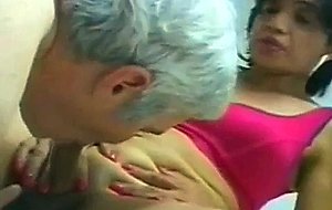 Furious oral sex for mature couple
