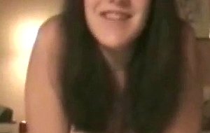 Big tits girlfriend on videotape