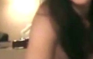 Big tits girlfriend on videotape