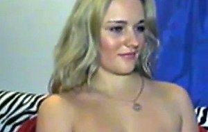 Busty babe teasing and masturbating on cam