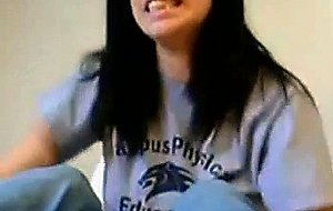 Hot webcam brunette teen masturbating 1 