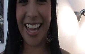 Hot amateur latina fucks a big intense dick