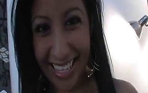 Hot amateur latina fucks a big intense dick