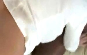 White cougar two black cocks