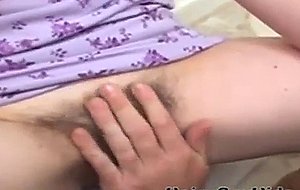 Diana showing her soft hairy teen pussy