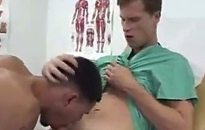 Medical boy get sucked cock