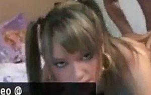 Teen schoolgirl slut likes it...