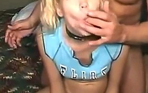 Doggystyle sex with slender teen in pigtails