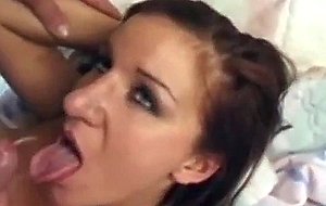 Brunette mature gets his attention