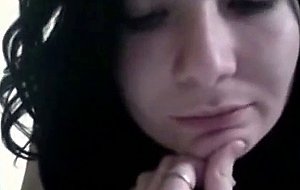 American teen plays with her big tits and shaved pussy on cam free teen clips 73938 hi