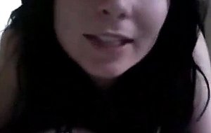 American teen plays with her big tits and shaved pussy on cam free teen clips 73938 hi