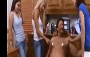 Hot party girls love cock