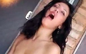 Hot sucking session with a horny tranny