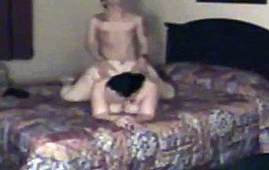Bbw fucked on bed wearing heels 