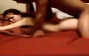 Cute amateur redhead interracial