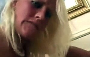Blonde amateur doublepenetration