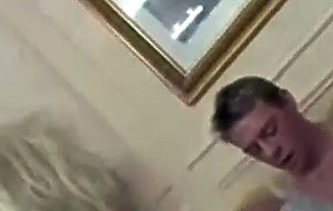 Blonde amateur doublepenetration