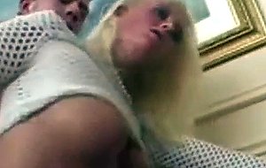Blonde amateur doublepenetration
