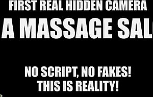 First hidden cam in real massage salon 