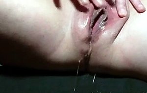 Amazing wet pussy and strong pussy snapping orgasms