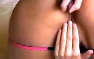 Hottie with good anal vibrations- fingers too