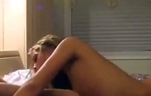 Blonde teen sucking on her bf cock 