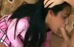 Asian throat destroyed facial