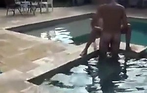 Pool party fucking with ex and her slutty friends 