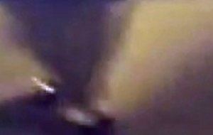 Burning crossdresser in amateur video with a pov