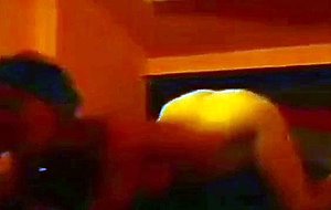Hot brunette warms herself up sucks cock and rides her bf