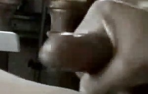 Titty blonde solo furious wanking