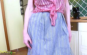 OldNannY European Mature Solo Play Closeps and Seductive Poses and Toying