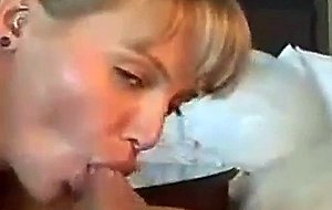 Homemade blonde amateur wife bj