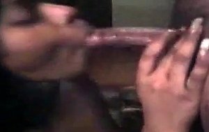 Amateur ebony slut - webcam bj 