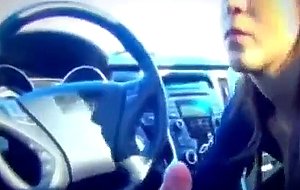 Car blowjob 
