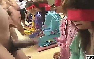 Subtitles cfnm crazy japanese blindfolded blowjobs game