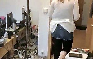 German amateur threesome with creampie!