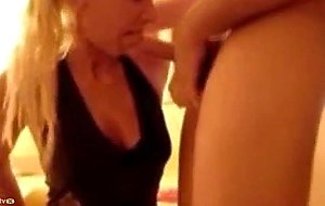 Homemade blonde gags hard, fuck and gets a facial